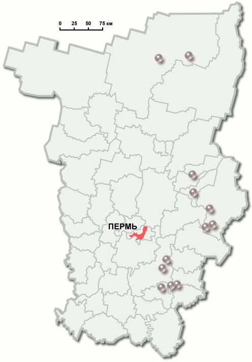 Интерактивная карстологическая карта Пермского края